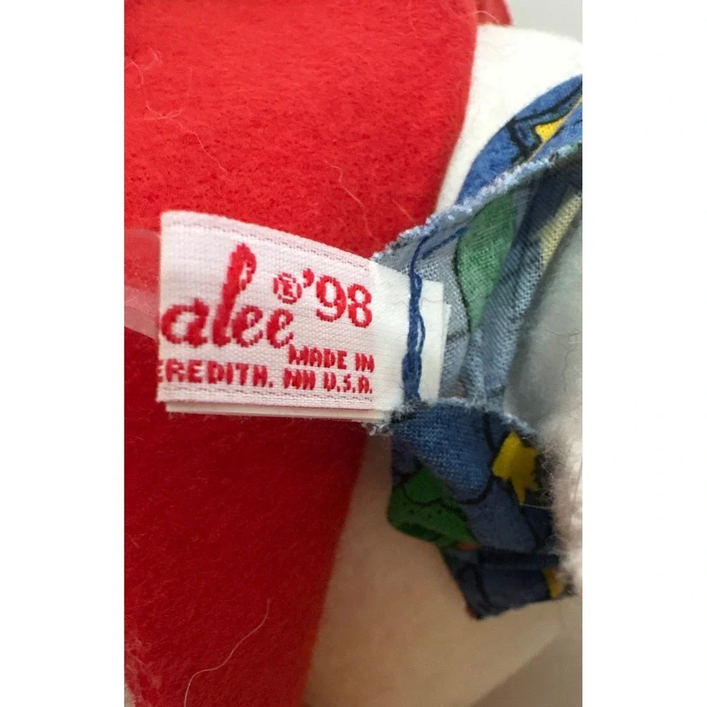 VTG‎ Annalee Mobilitee Dolls 1998 Snowman Red Hat Scarf Felt Christmas Decor